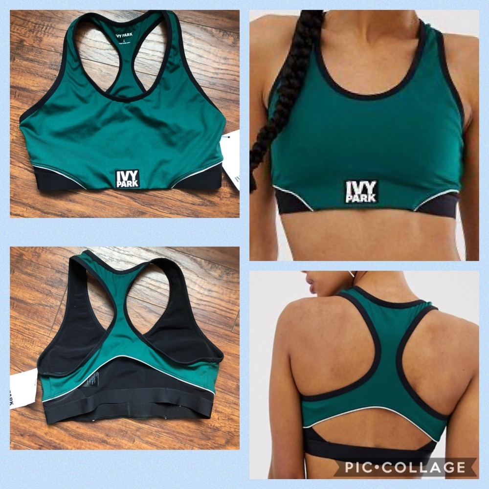 Ivy park green sports bra